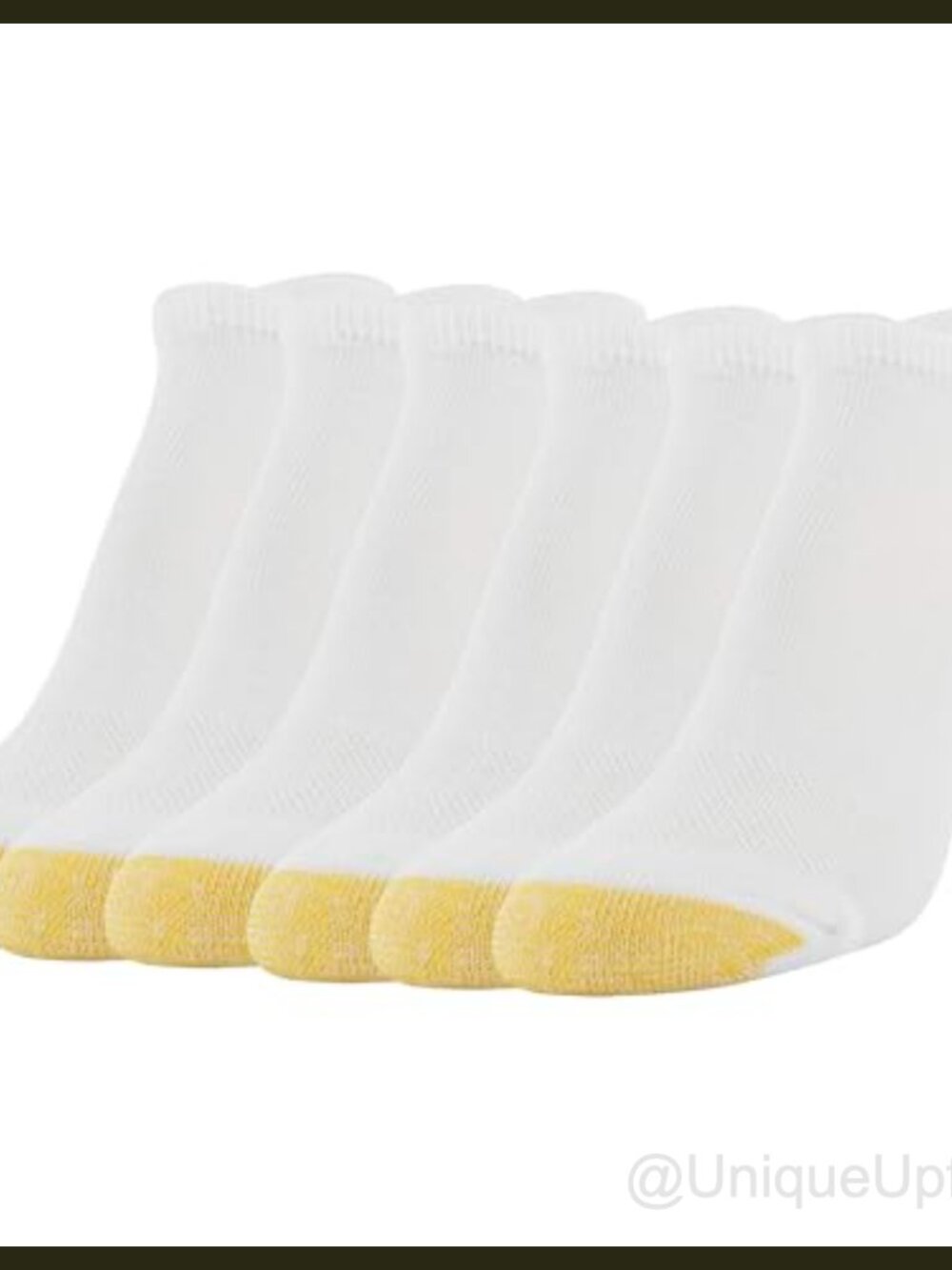 Women's Sport No Show Socks with Tab, Cushioned 6-Pair Pack, Polyester Spandex